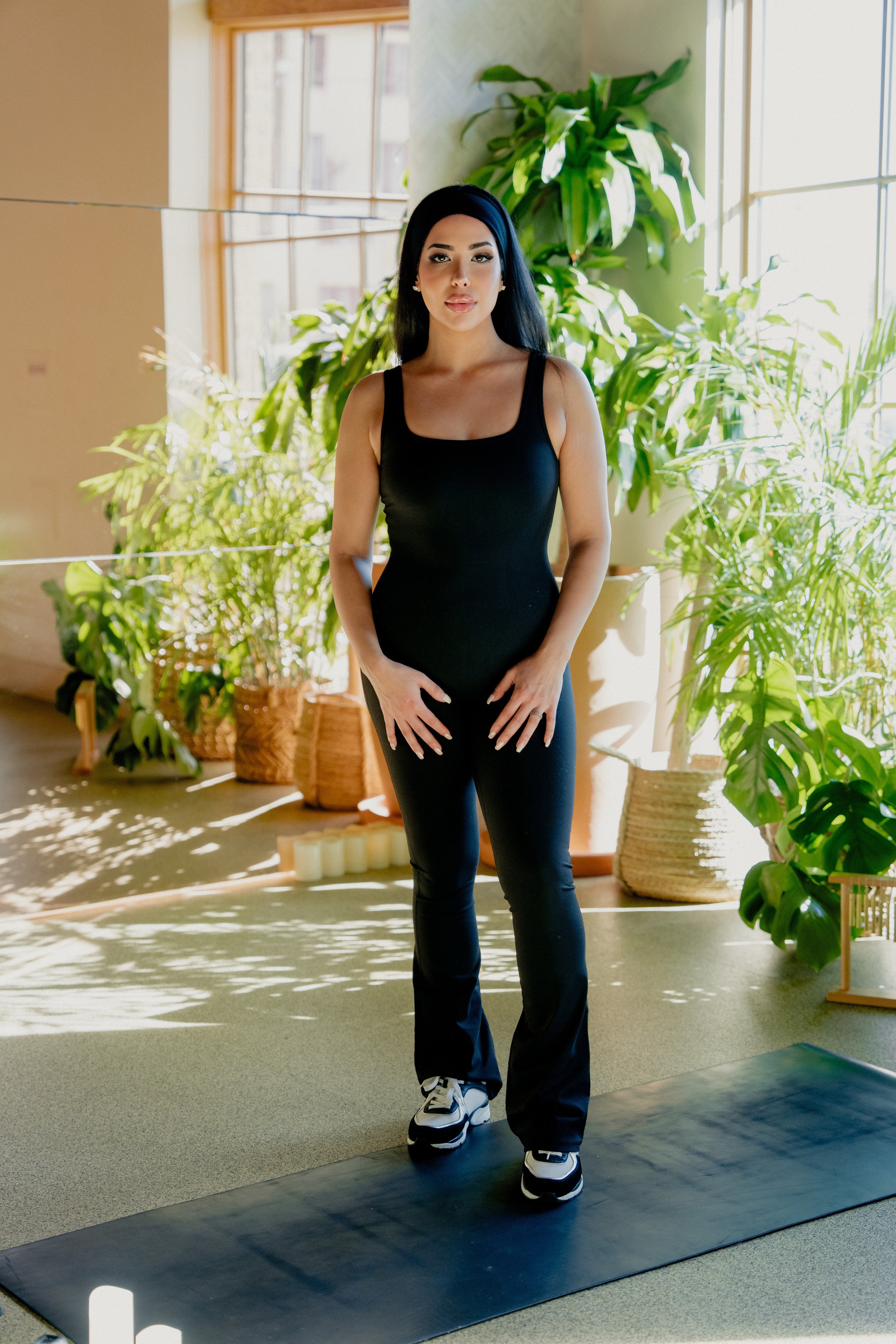 Black wide leg Jumpsuit