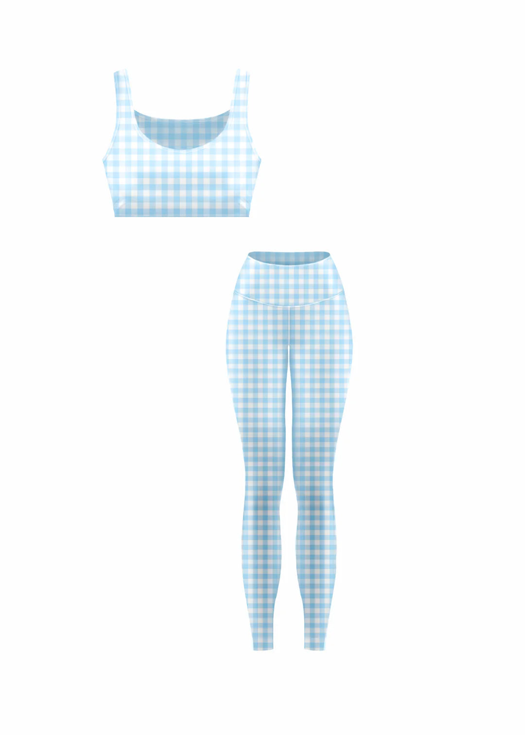 Pink gingham 3 piece set